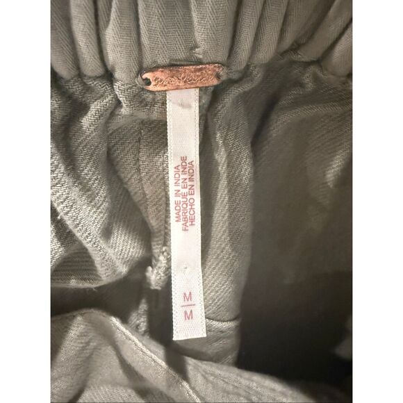 Free People Cool Harbor Wide Leg Pants Medium light Olive - Picture 2 of 9